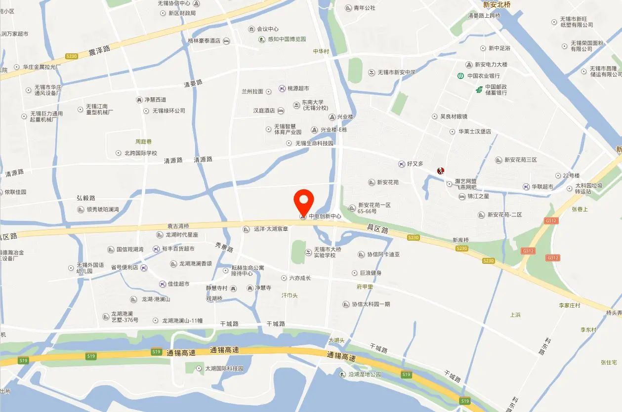 无锡中电创新中心地图位置